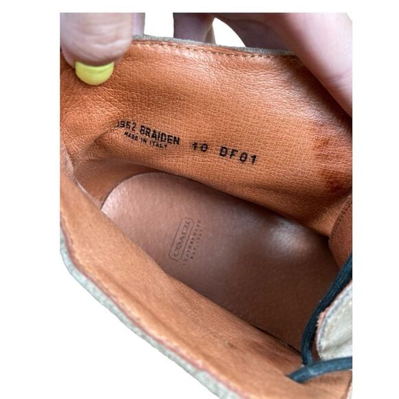 Coach tan suede Braiden boots - Picture 8 of 8